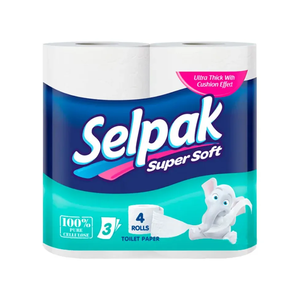 Tualet kağızı "Selpak", bağ.4 roll.